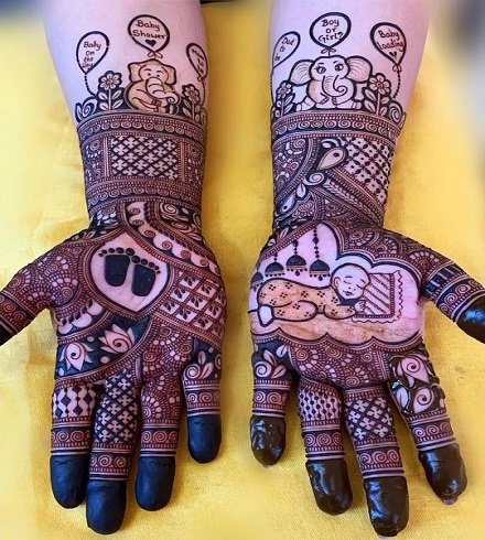 Baby Shower Mehndi Artist in Bangalore